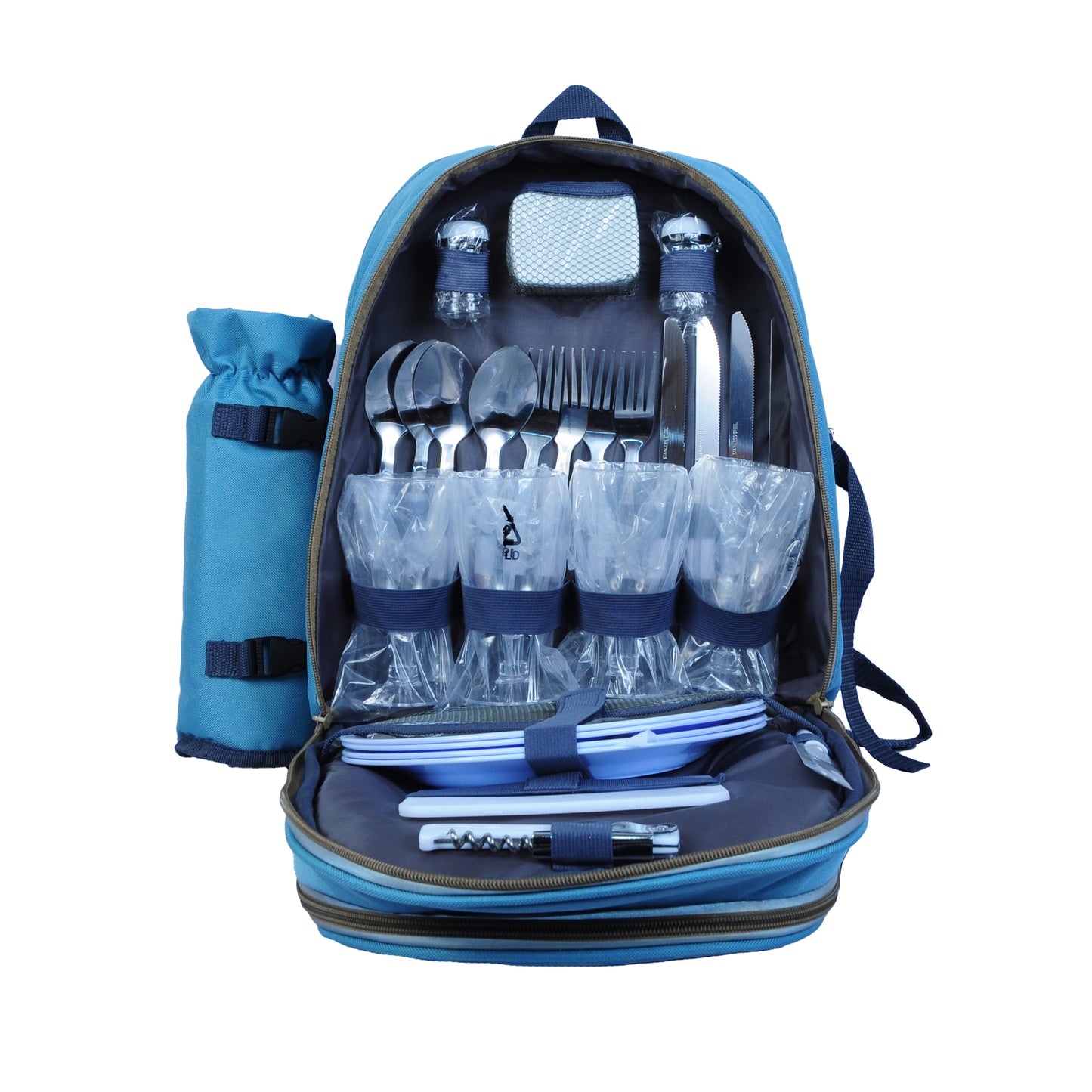 Explorer Kit Sky Blue picnic backpack — product photo 10