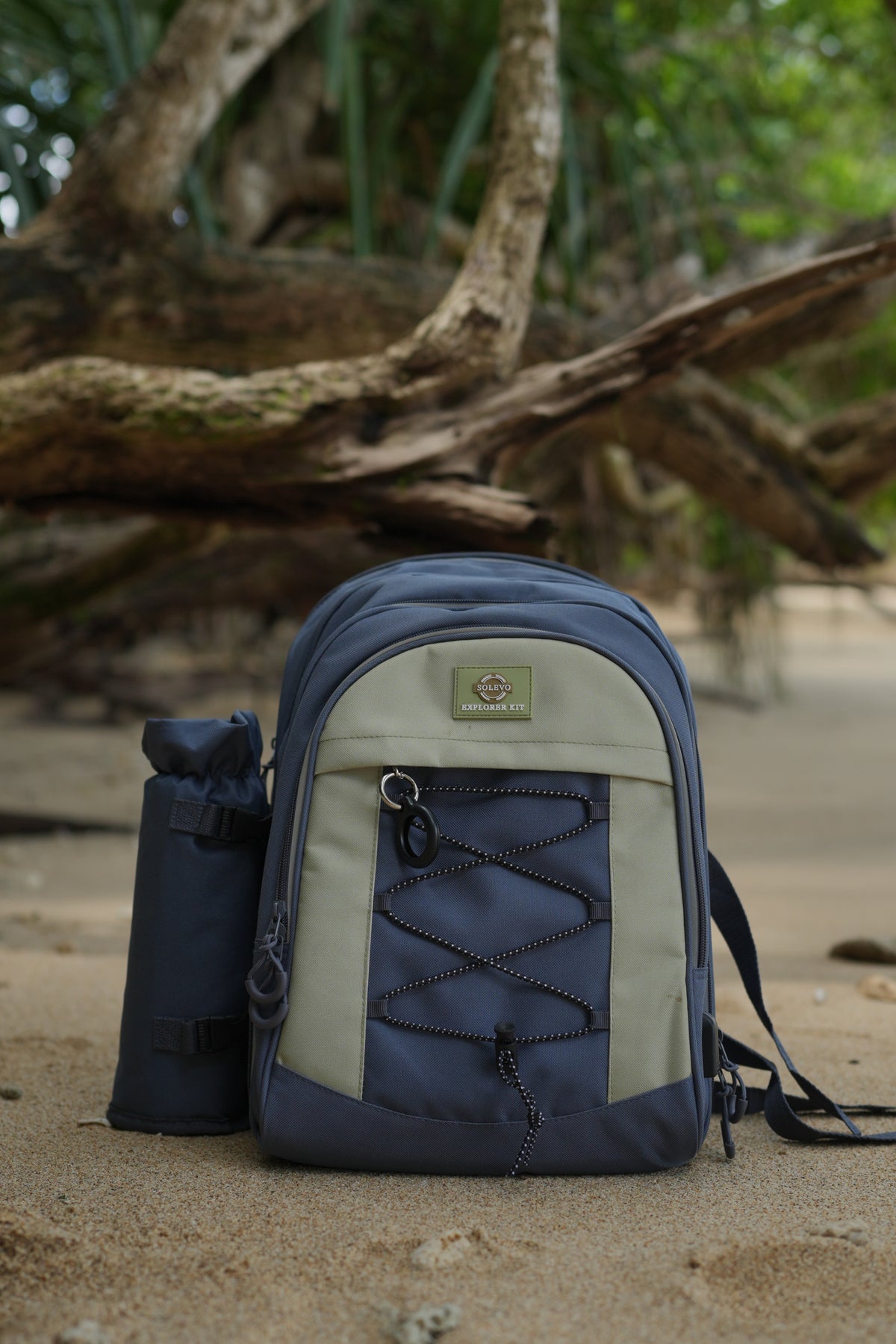Picnic & Camping Backpack Explorer Kit - Tempest Grey