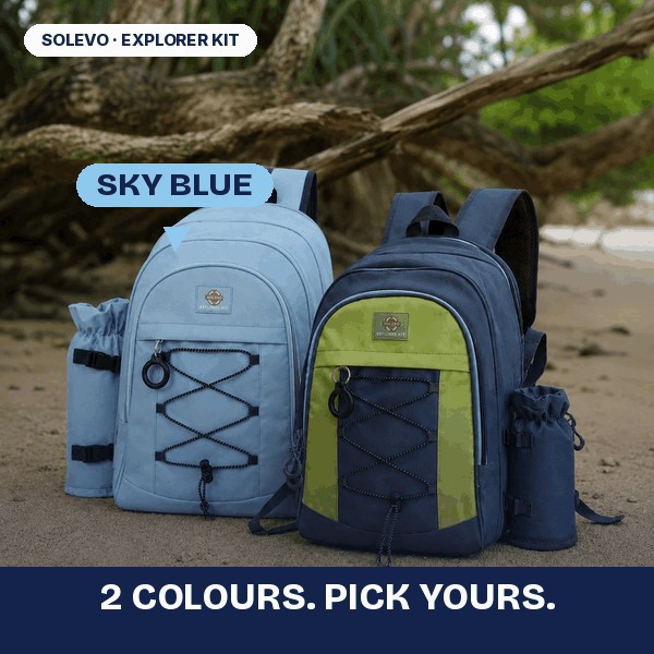 Sky Blue or Tempest Grey
